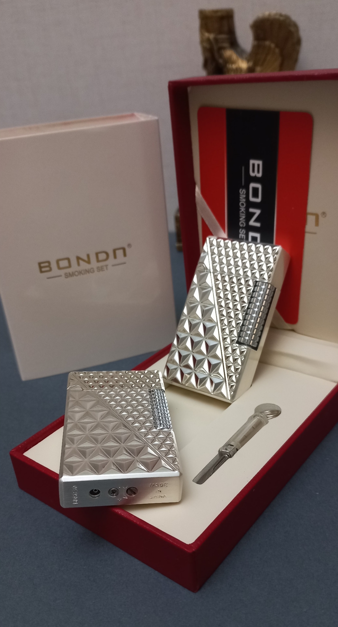 فندک گازی طرح دوپونت مدل بغل زن برند باندن BONDN