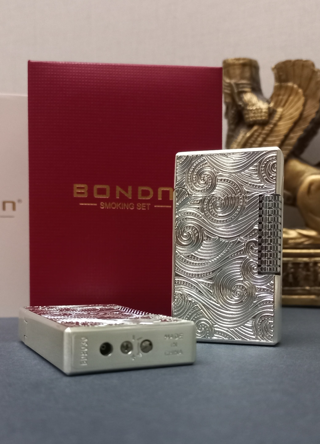 فندک گازی طرح دوپونت مدل بغل زن برند بوندون BONDN