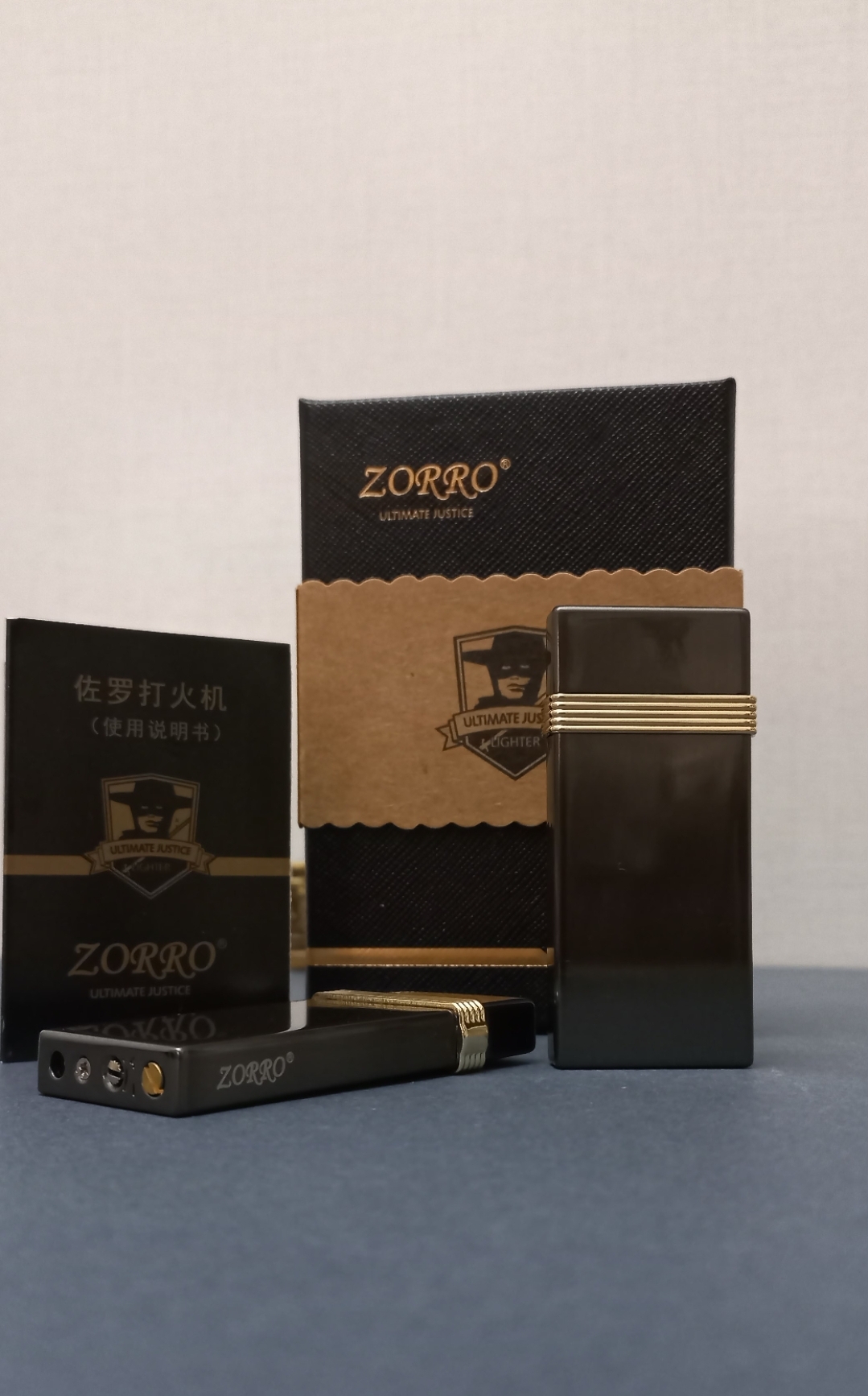 فندک گازی مخزن فلز برند زورو ZORRO