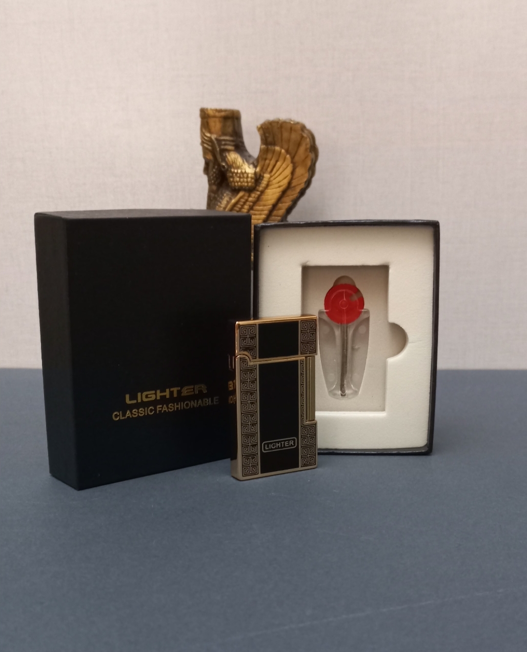 فندک گازی طرح دوپونت برند LIGHTER مدل بغل زن