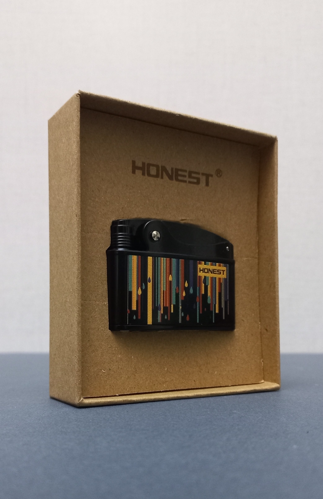 فندک بنزینی اورجینال برند آنست HONEST   طرح رانسون وارفلیم