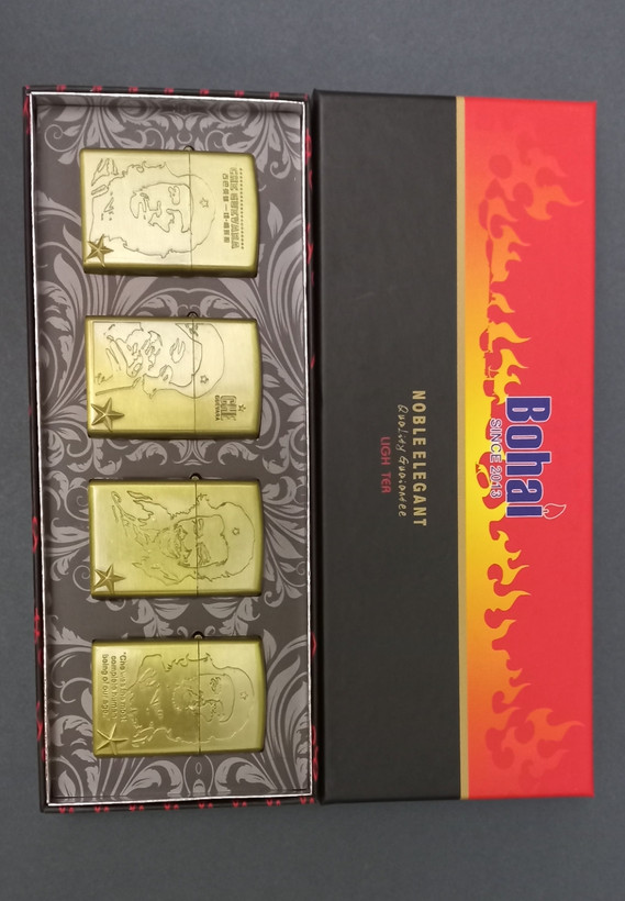 فندک بنزینی طرح چه گووآرا. ست چهار عددی