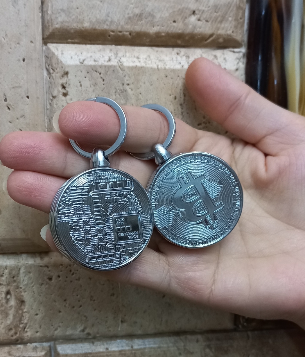 فندک گازی طرح سکه بیتکوین LIGHTER