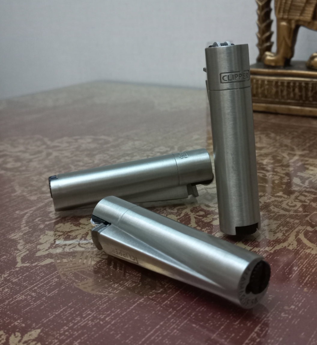 فندک گازی کلیپر فلزی CLIPPER