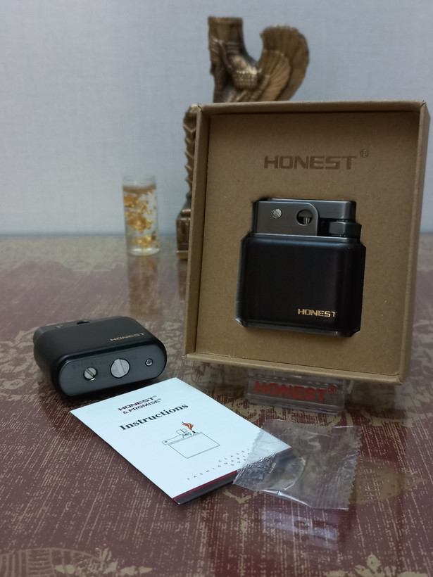 فندک چوبی بنزینی اورجینال هانست HONEST