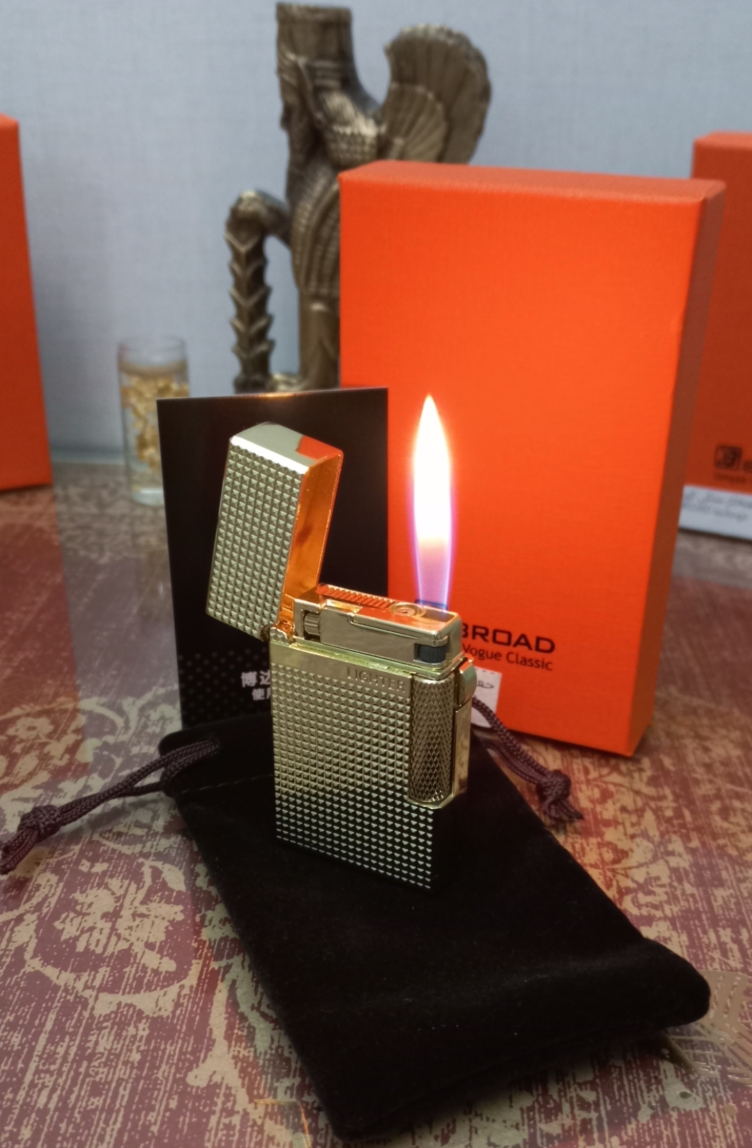 فندک گازی دوحالته طرح دوپونت براد Broad
